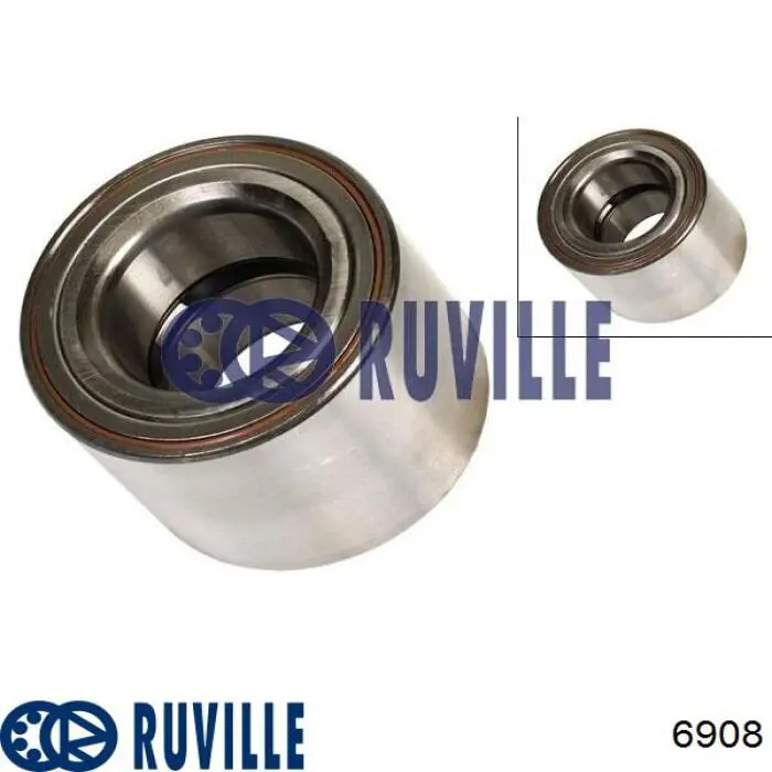 Підшипник маточини передньої 6908 Ruville