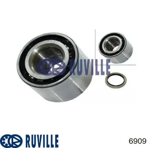 6909 Ruville Підшипник ступиці задньої
