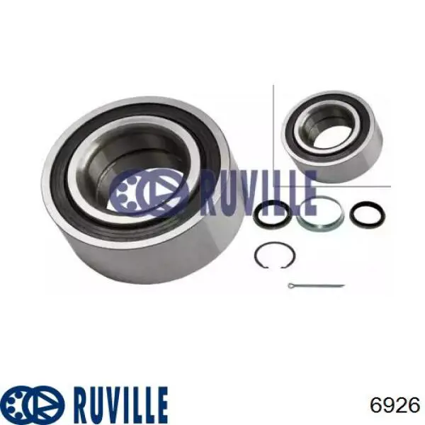 Купити 6926 Ruville Підшипник ступиці передньої