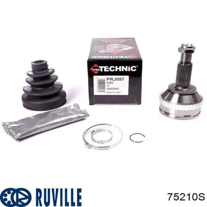 ШРУС зовнішній передній 75210S Ruville