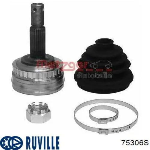 ШРУС зовнішній передній 75306S Ruville