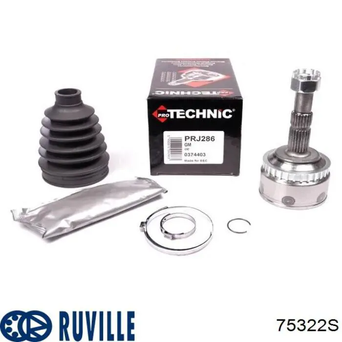 ШРУС зовнішній передній 75322S Ruville
