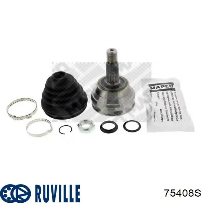 ШРУС зовнішній передній 75408S Ruville