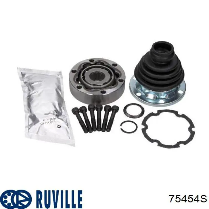 Шарнір кутових швидкостей передній лівий Ruville 75454S ціна, від 24.89 USD
