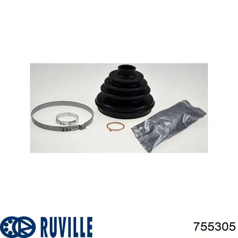 Пильник шарніра кутових швидкостей зовнішній передній Ruville 755305 ціна, від 6.09 USD
