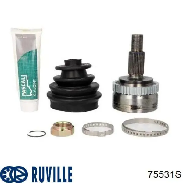 ШРУС зовнішній передній 75531S Ruville