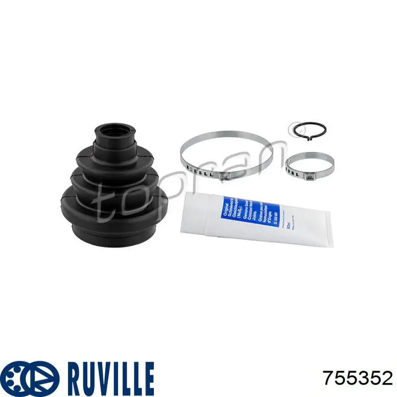 Пильник ШРУСа внутрішній, передній піввісі Ruville 755352