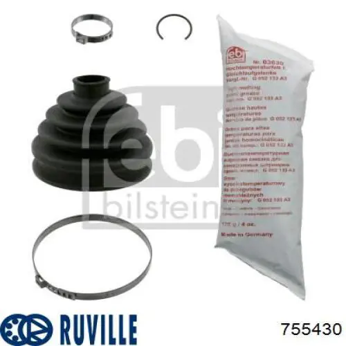 Пильник ШРУСа зовнішній 755430 Ruville