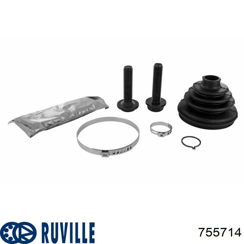Пильник шарніра кутових швидкостей зовнішній передній Ruville 755714 ціна, від 2.52 USD