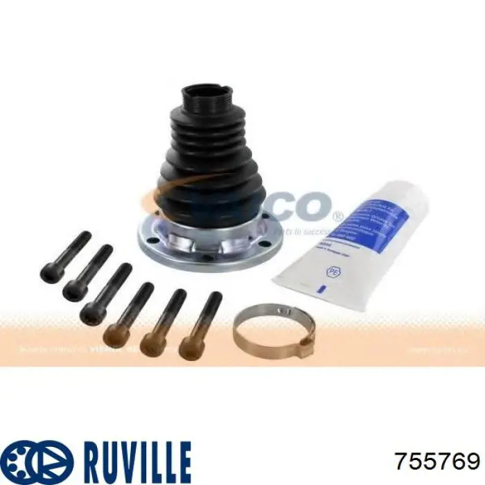 Пильник гранати внутрішній задній Ruville 755769 ціна, від 13.47 USD