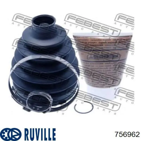 756962 Ruville Пильник ШРКШ внутрішній, передній півосі