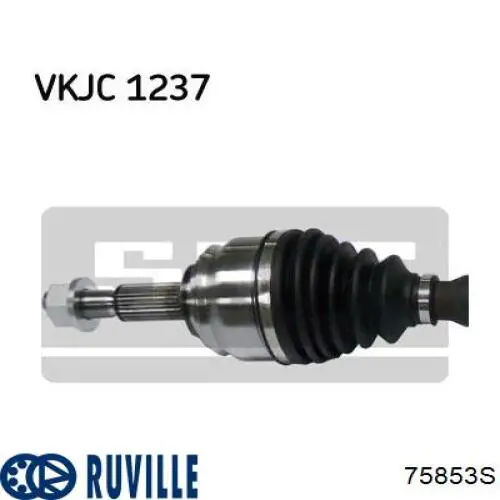 Купити 75853S Ruville Шарнір приводу зовнішній
