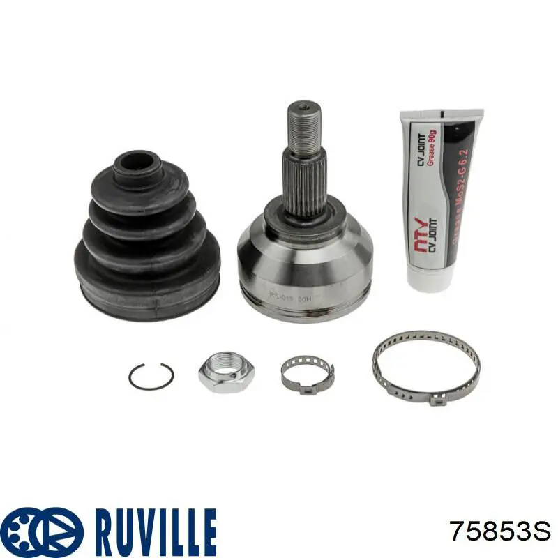 ШРУС зовнішній передній 75853S Ruville