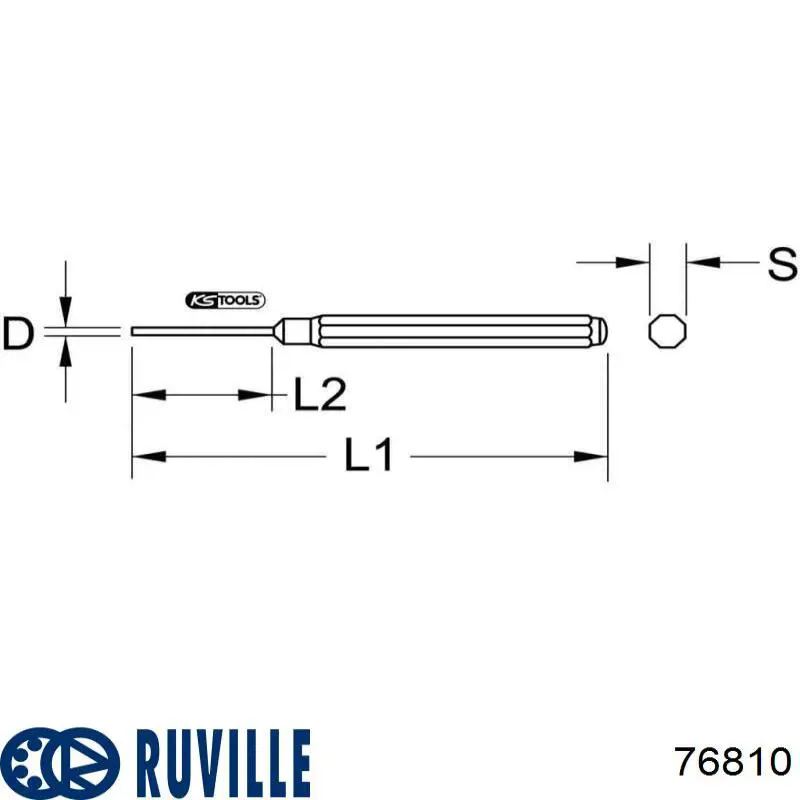 Купити 76810 Ruville Шарнір приводу зовнішній