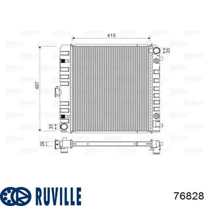 76828 Ruville Граната зовнішня