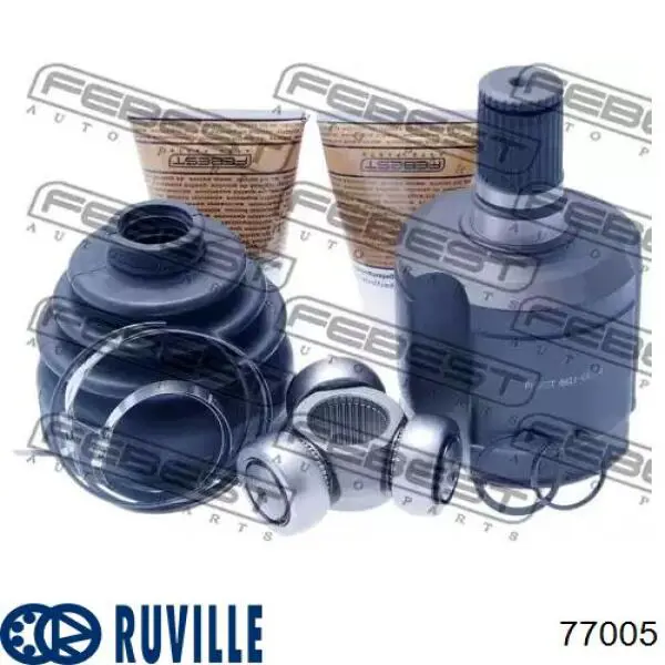 ШРУС зовнішній передній 77005 Ruville