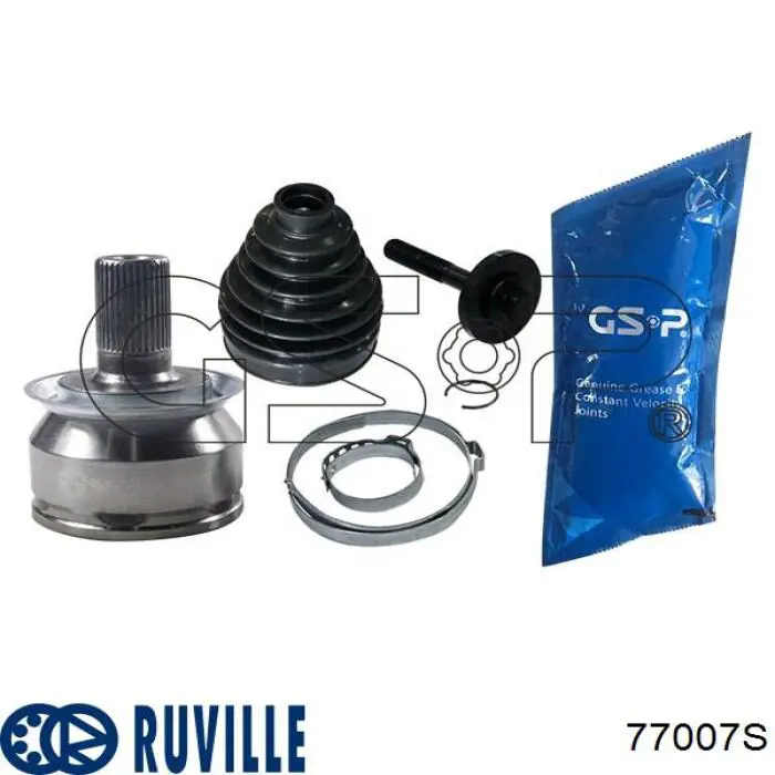 ШРУС зовнішній передній 77007S Ruville