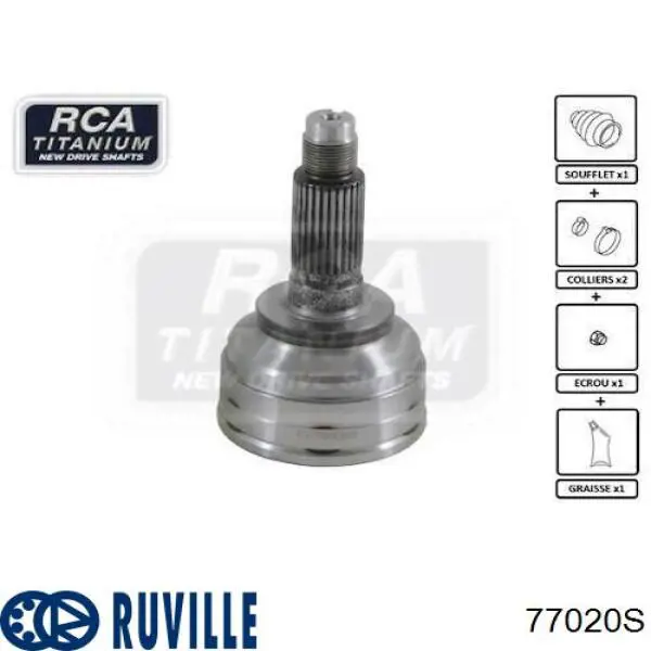 Граната колісна Ruville 77020S ціна, від 27.87 USD