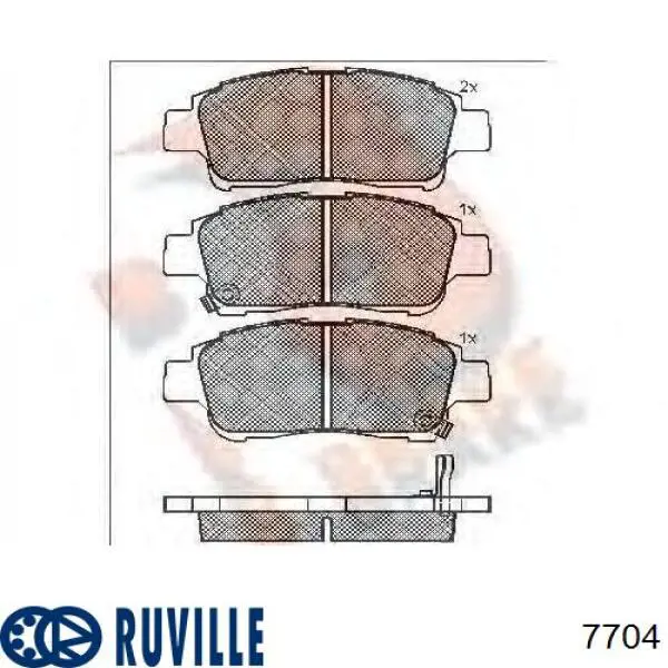 Підшипник задньої ступиці 7704 Ruville