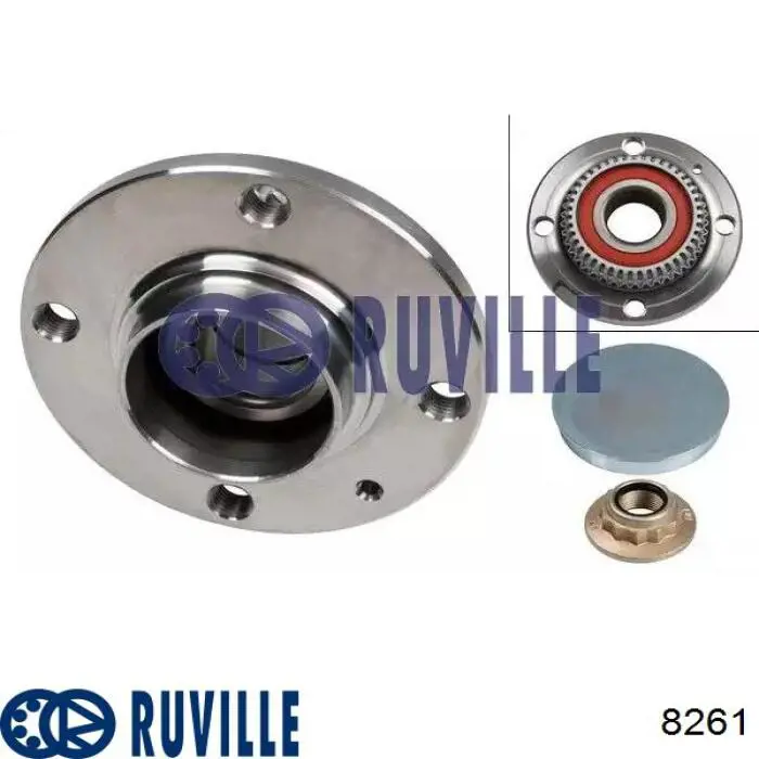 Задня маточина 8261 Ruville
