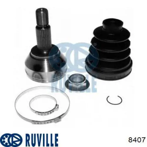 8407 Ruville Підшипник ступиці задньої