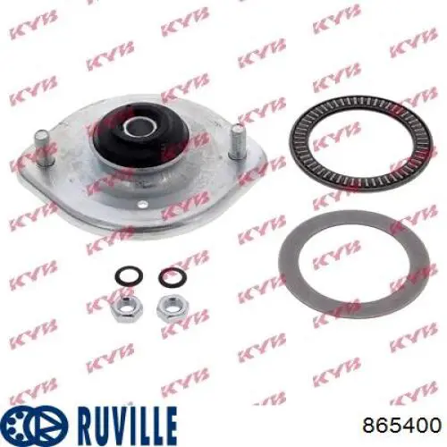 Підшипник опорний амортизатора, переднього Ruville 865400 ціна, від 2.04 USD