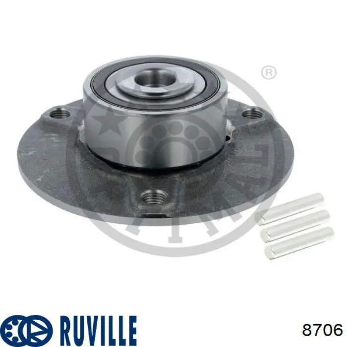Маточина колеса передня Ruville 8706 ціна, від 59.21 USD