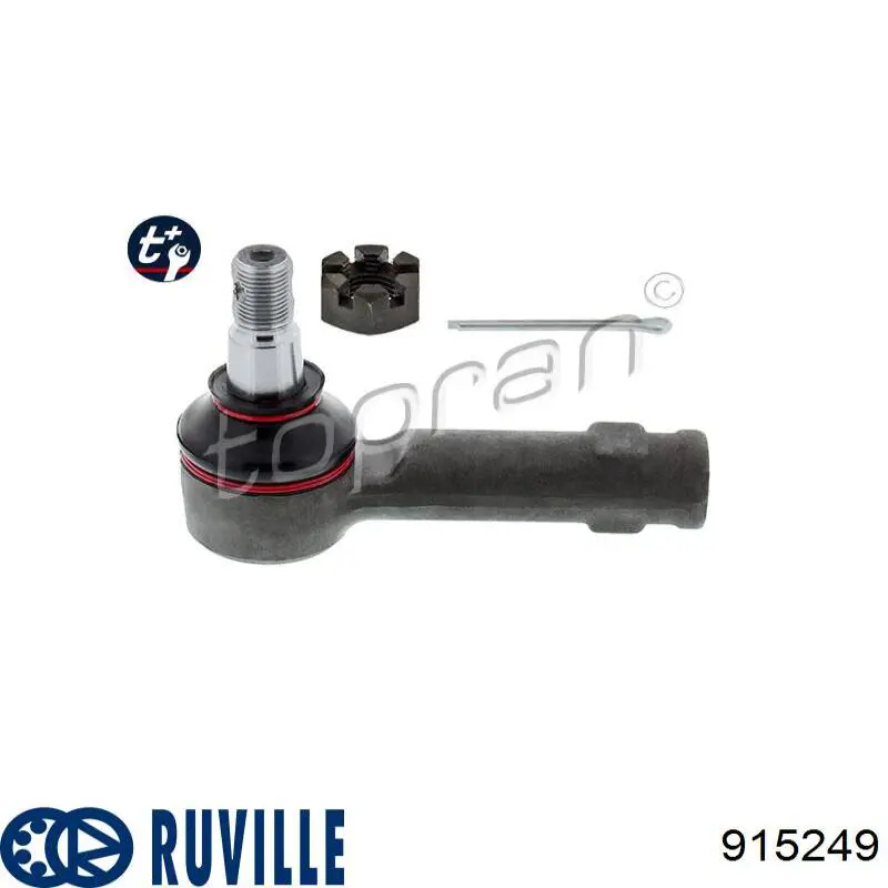 Накінечник поздовжньої рульової тяги, задній 915249 Ruville
