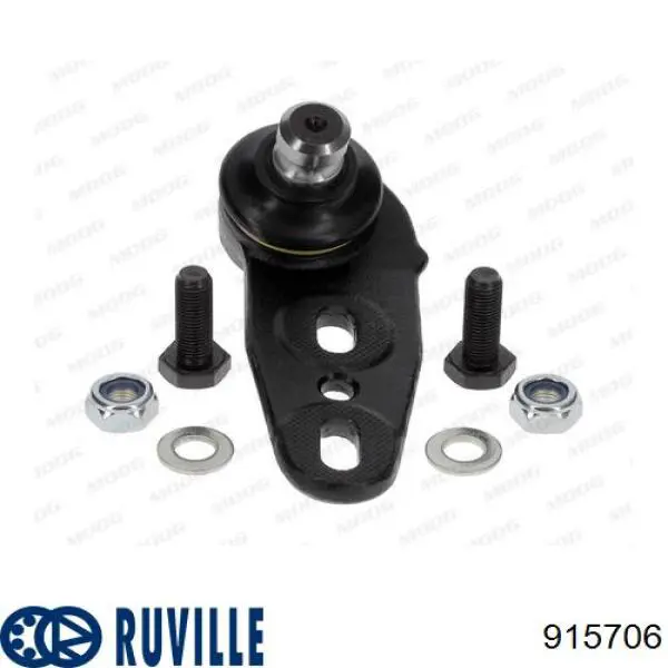 Кульова опора, нижня, права Ruville 915706 ціна, від 11.27 USD