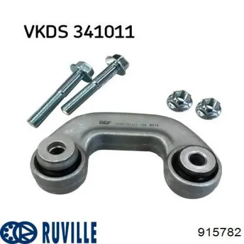 915782 Ruville Стійка стабілізатора, переднього, ліва