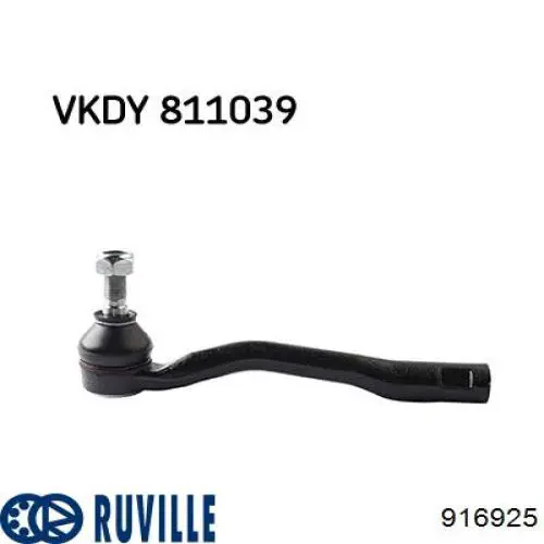 916925 Ruville Зовнішній наконечник рульової тяги