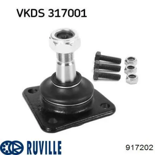 Купити 917202 Ruville Кульова опора, верхня