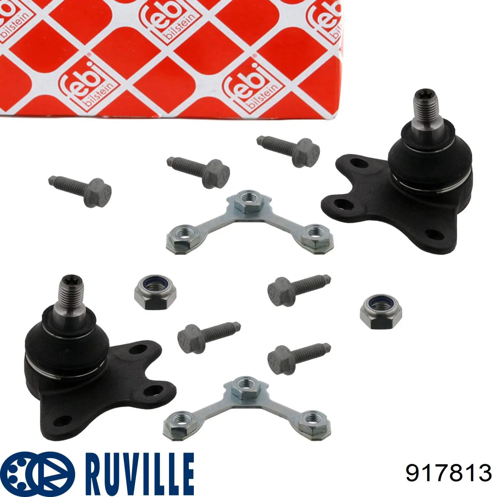 Кульова опора, нижня, права Ruville 917813