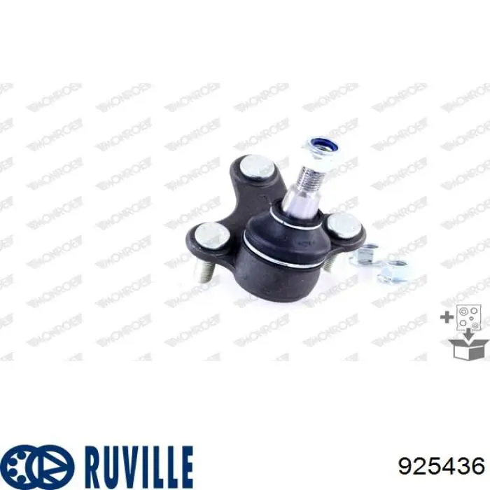 Кульова опора, нижня, ліва Ruville 925436 ціна, від 16.29 USD