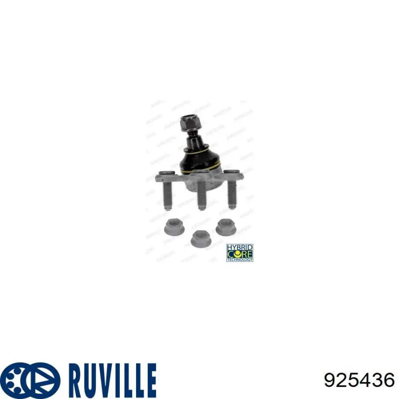 Кульова опора, нижня, ліва Ruville 925436