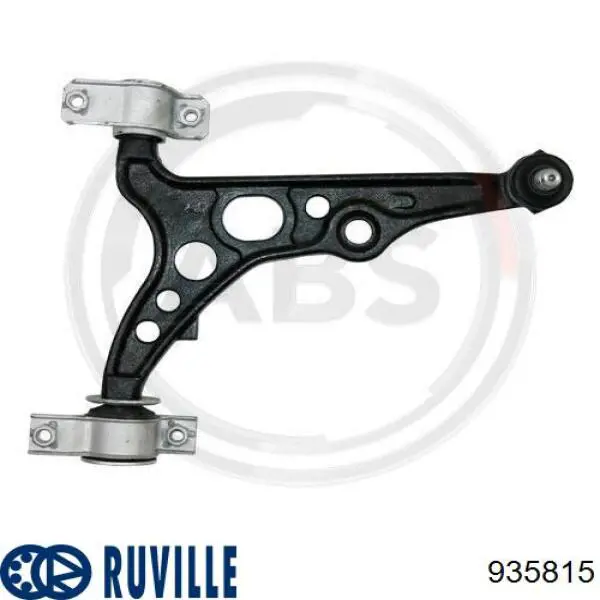 Важіль передньої підвіски нижній, правий Ruville 935815 ціна, від 44.08 USD
