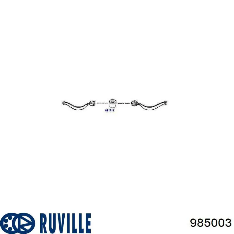 Сайлентблок переднього важеля 985003 Ruville