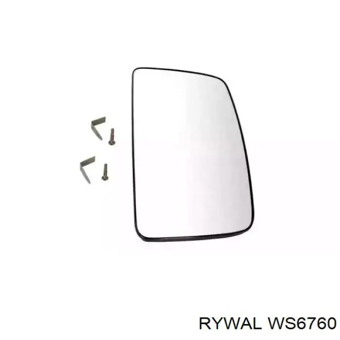 WS6760 Rywal дзеркальний елемент дзеркала заднього виду
