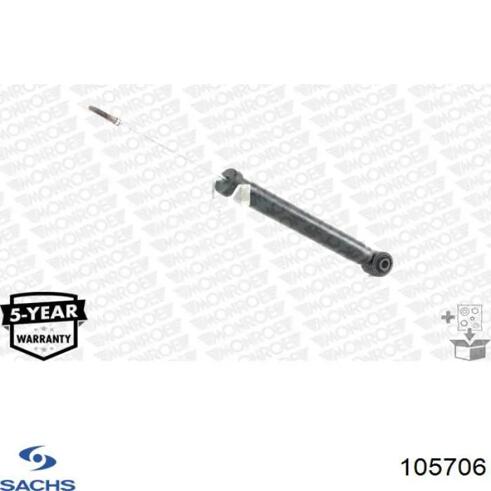 Амортизатор задній 105706 Sachs