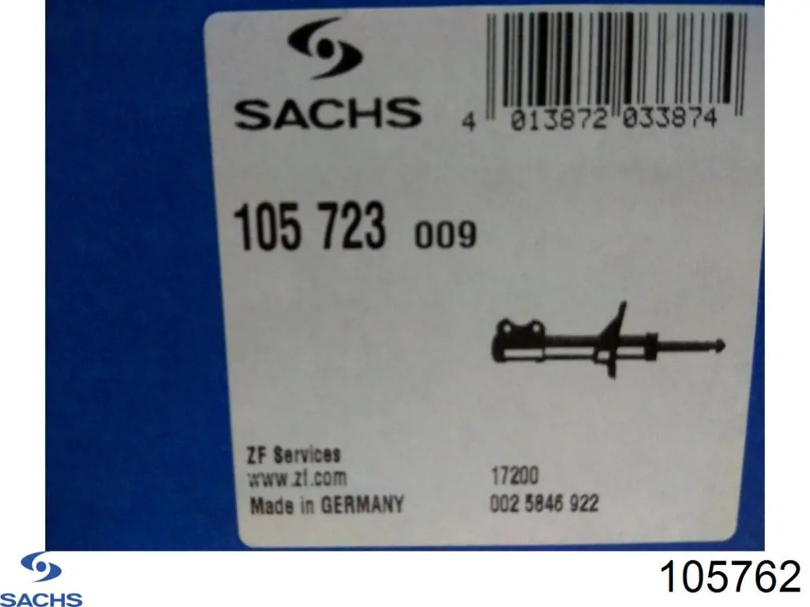Амортизатор задній Sachs 105762 ціна, від 34.68 USD