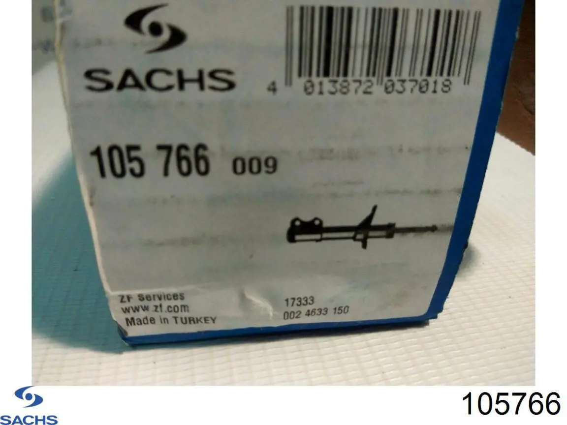 105766 Sachs амортизатор задній