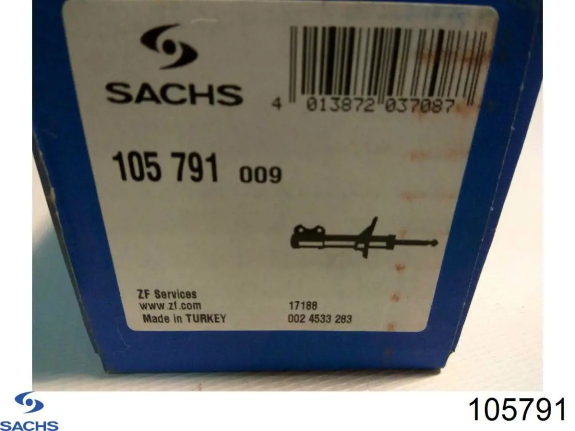 Амортизатор задній Sachs 105791 ціна, від 20.55 USD
