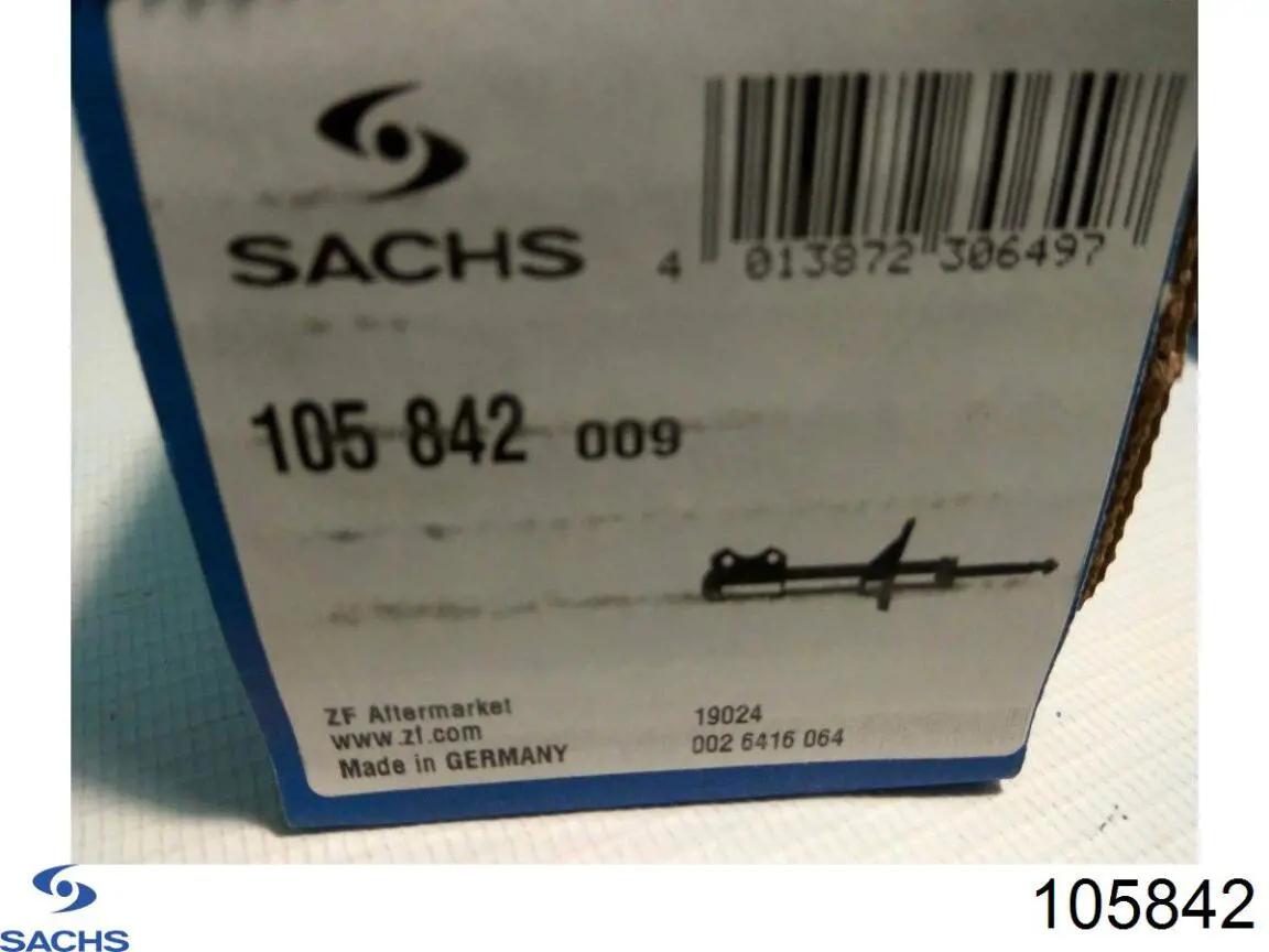 Амортизатор задній Sachs 105842 ціна, від 38.28 USD