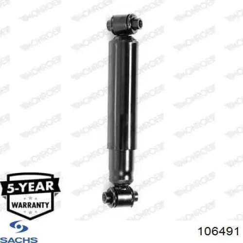 Амортизатор задній Sachs 106491 ціна, від 24.77 USD