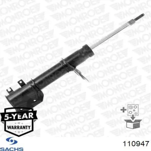 Купити B09734900C Mazda Амортизатора передній лівий