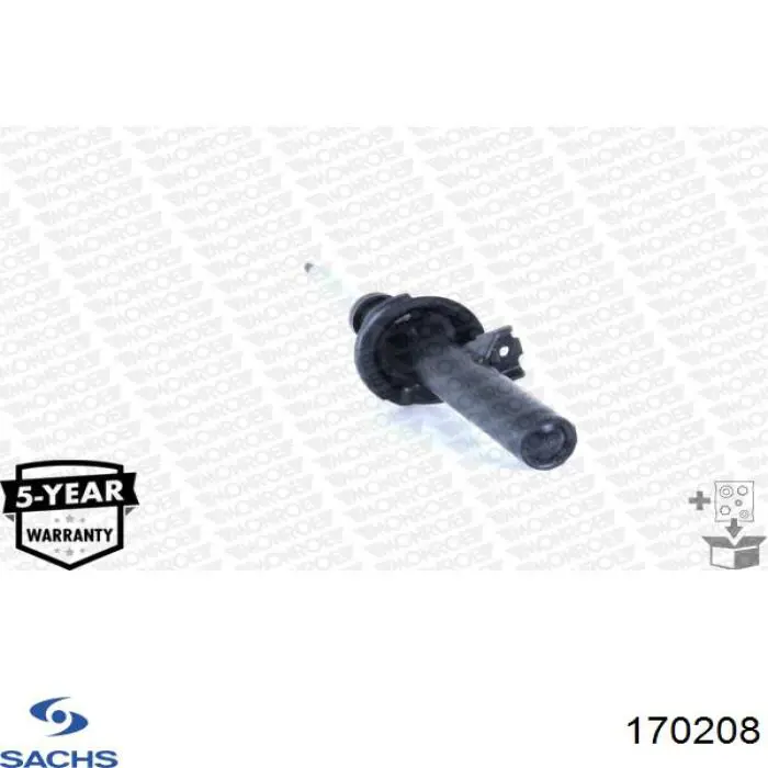 Амортизатор передньої підвіски, лівий Sachs 170208 ціна, від 22.55 USD
