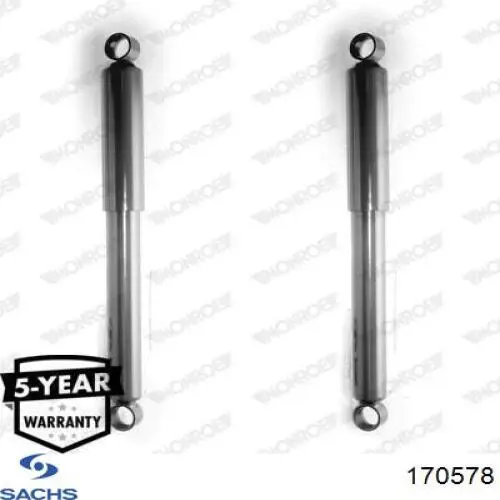 Амортизатор задній Sachs 170578 ціна, від 21.40 USD