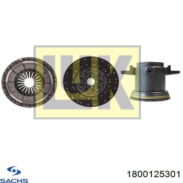 Диск зчеплення 1800125301 Sachs