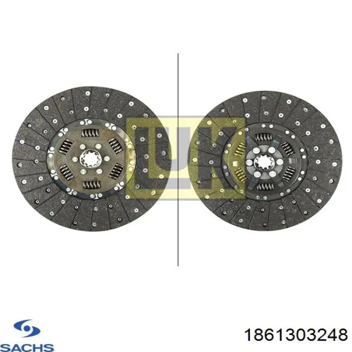 1861303248 Sachs диск зчеплення