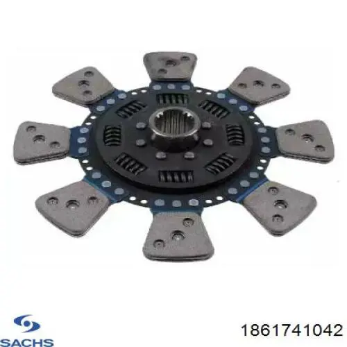 Зчеплення Sachs 1861741042 ціна, від 321.30 USD